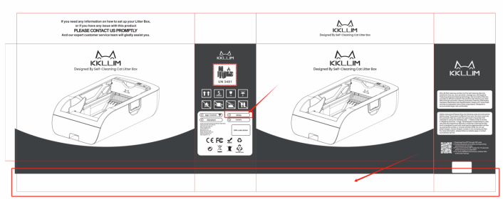 Smart Cat Litter Box Cat Litter Box Wide Opening